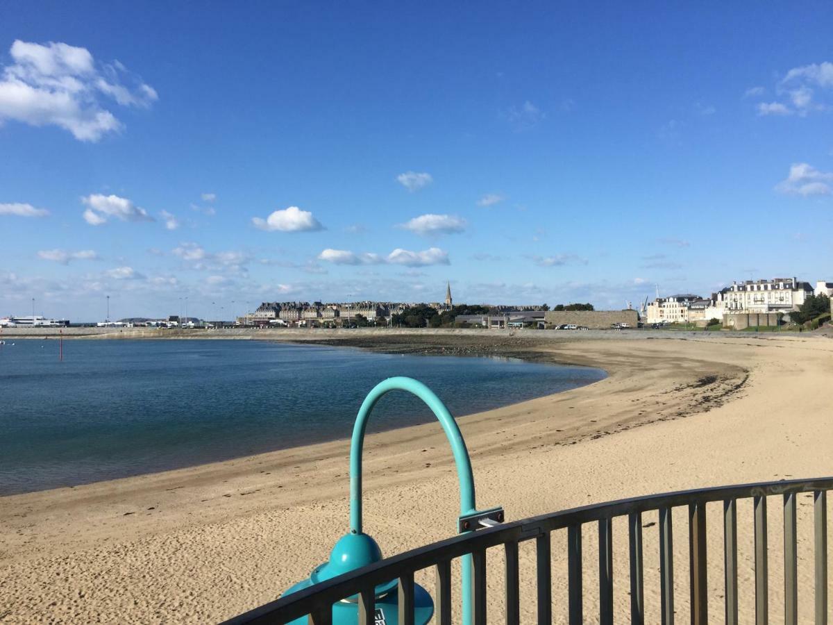Studio Bord De Plage Des Bas Sablons Saint Malo Екстериор снимка